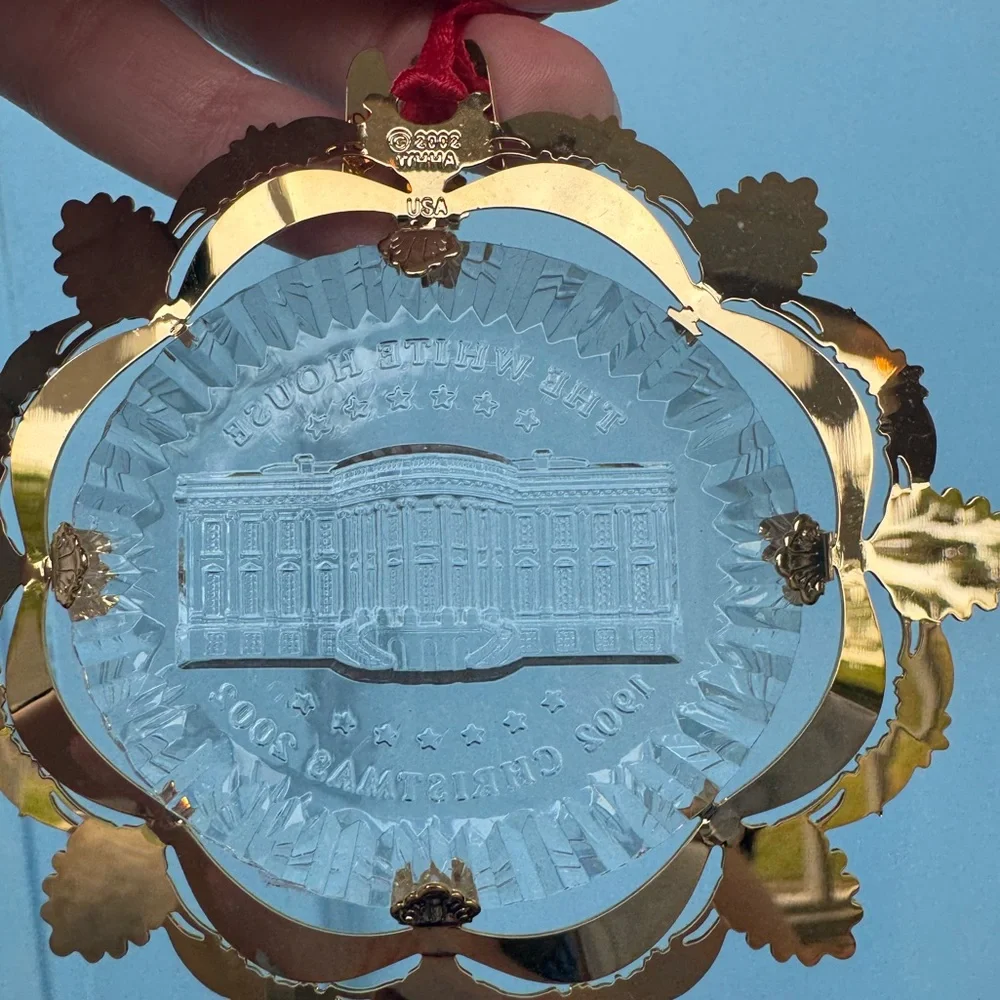 2002 Christmas Ornament White House Historical Association Theodore Roosevelt